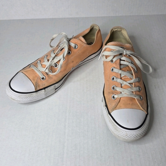 CONVERSE Alll Star Peach Low-Top Canvas Sneakers.  Unisex - Picture 3 of 12